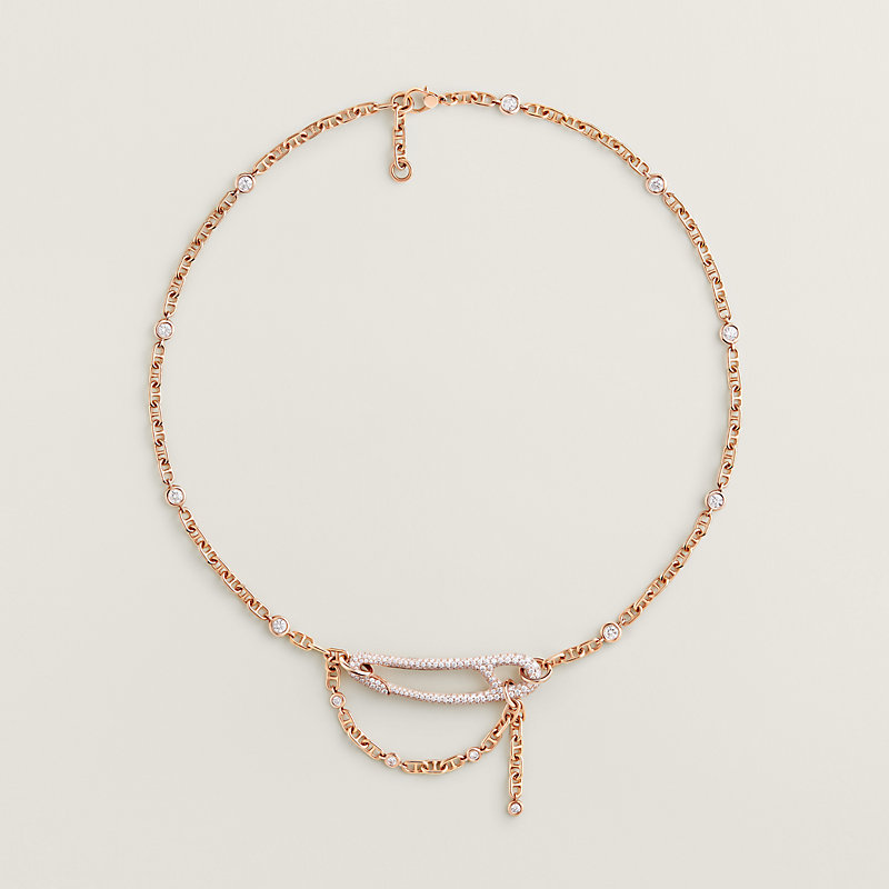 【どんなスタイルにも♡】Chaine d'ancre Punk necklace Hermes Chaine D Ancre Punk Necklace | First State Auctions